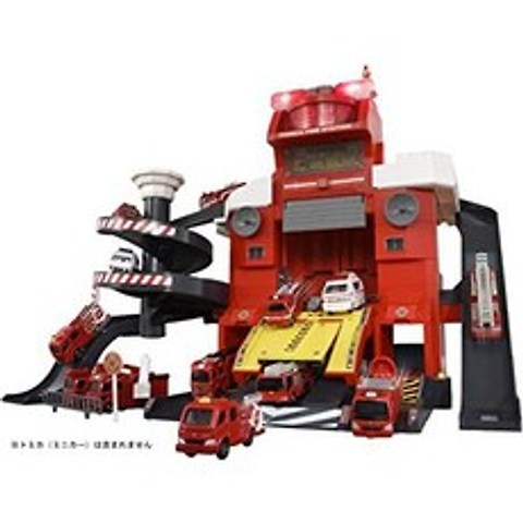 Tomica Radio Control Directive! Transforming Fire Station, One Color_One Size, One Color_One Size, 상세 설명 참조0