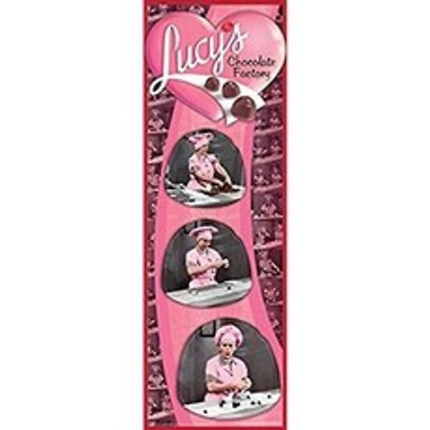 I Love Lucy Show-초콜릿 공장 36x12 클래식 TV 아트 인쇄 포스터, 단일옵션