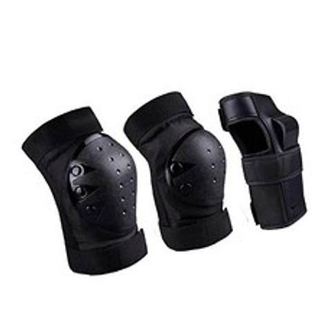 QiSa Adult/Child Knee Pads Elbow Pads Wrist Guards 3 in 1 Protective Gear Set for Skateboarding Rol, 상세참조, 상세참조