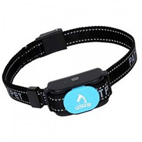 PATPET Dog Bark Collar Safe Shock Rechargeable Anti Stop Barking Collar with 7 L