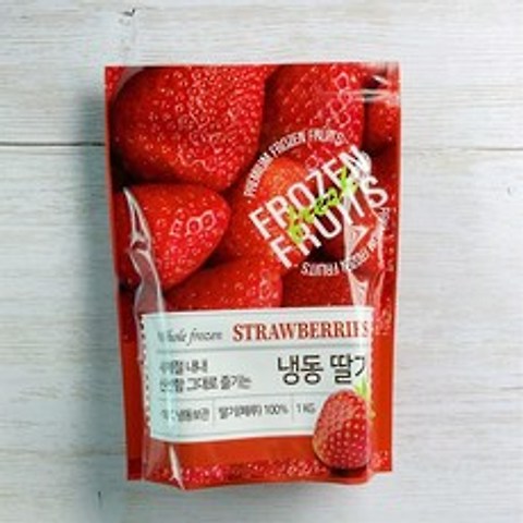 델파이팜 냉동 딸기(페루산) 3kg(1kgx3팩), 3개, 1KG
