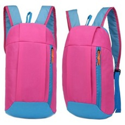 생존배낭 10L 남성 초경량 접이식 배낭 방수 여성 스포츠 배낭 야외 하이킹 캠핑 등반 작은 가방 재난가방, 핑크색