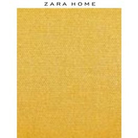ZARA HOME 자라홈 폼폼 데코레이션 쿠션 커버 48753008305, 45 x 45cm, 마스타 드 옐로우