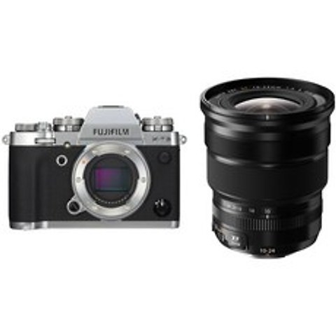 FUJIFILM X-T3 Mirrorless Digital Camera with 10-24mm Lens Kit (Silver)104341