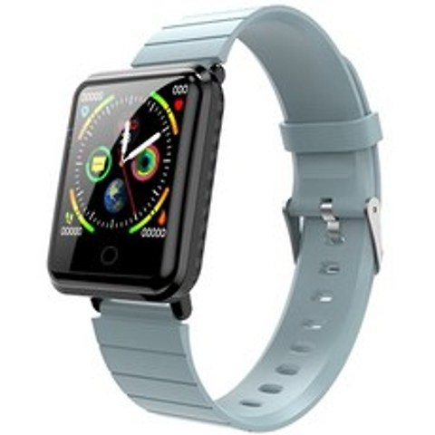 Wearable Devices 스마트 웨어러블 기기 Relógio smartwatch temperatura corporal 2020 relógio inteligente, V6T 블루, 중국