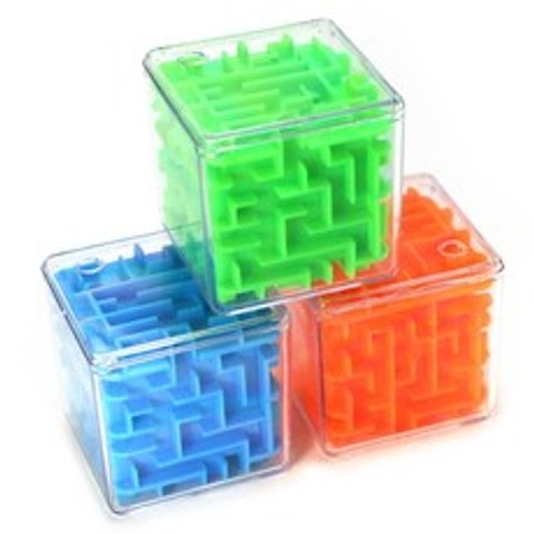 3D 미로큐브 미로찾기 게임 아이큐 퍼즐 지능개발 두뇌개발 장난감 선물
