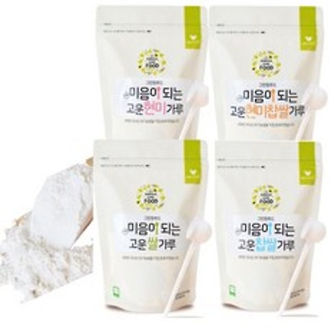 유기농 쌀가루 초기 이유식용 쌀가루 미음용 쌀 찹쌀 현미 현미찹쌀 250g 1단계, 고운현미가루