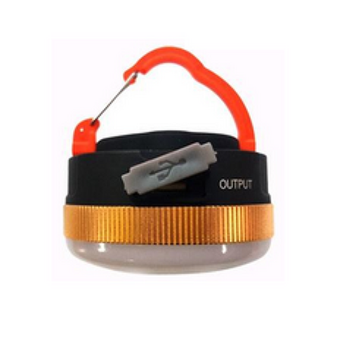 ecolucky USB충전 9LED 캠핑랜턴 탠트 걸이등, 색상랜덤, 1개
