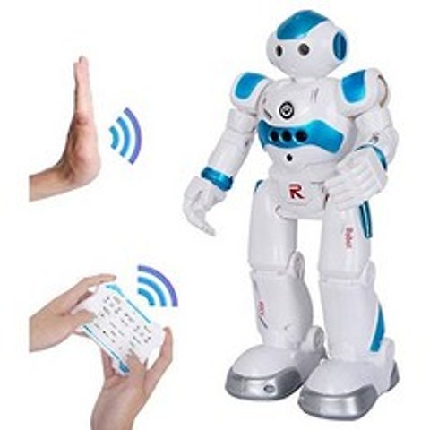 BBdis RC 로봇 장난감 어린 이용 제스처 감지 원격 제어 로봇 적외선 컨트롤러가있는 지능형 프로그래밍, 한 색상_One Size, 한 색상_One Size, 한 색상