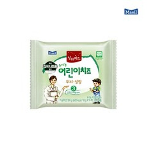 [상하치즈] 상하유기농 어린이치즈 3단계 18gX10매(냉장배송), 10매, 18g