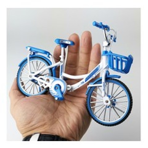 크리에이티브 미니 합금 자전거 모델, 레이디 바이크 블루개