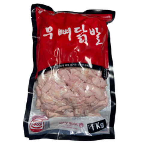 프레쉬맥스 닭발 원료 무뼈닭발, 1팩, 1Kg