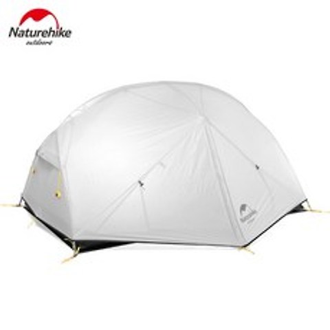 네이처하이크 Mongar 2 인 캠핑 텐트 초경량 20D 더블 레이어 방수 여행 텐트 캠핑 하이킹 장비 매트|Tents|, CHINA