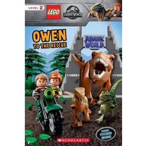 Owen to the Rescue (Lego Jurassic World:Reader with Stickers) [With Stickers], Scholastic Inc.