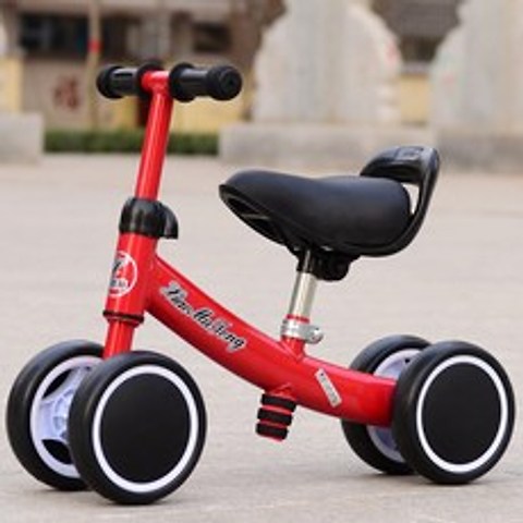 LEYAO 유아 페달 없는 바이크 밸런스 자전거-Q2320DR, 레드 업그레이드