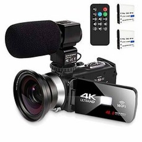 Video Camera with Microphone 4K Camcorder Digital Video Recor/1470584, 상세내용참조