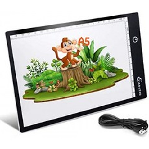 A5 Light Box Drawing Pad Tracing Table with Brightness Adjustable for Artists