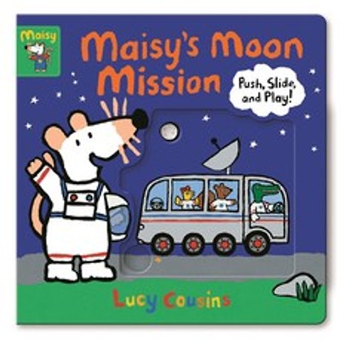 (영문도서) Maisys Moon Mission: Push Slide and Play! Board Books, Candlewick Press (MA)