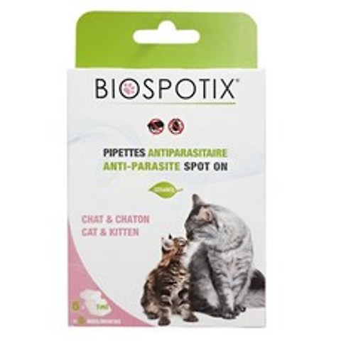 바이오스파틱스 고양이구충제 애견 고양이회충약 심장사상충약아님