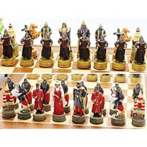 Chess Chess Set International Standard Chess Figures Chessmen Replacement Tournament Game Toy with, One Color_3, One Color, 상세 설명 참조0