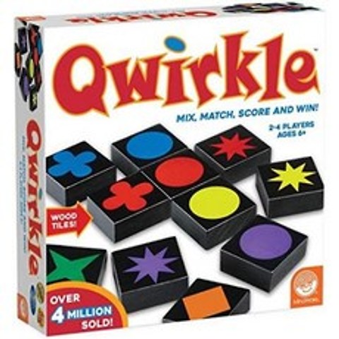 [아마존베스트]MindWare Qwirkle Board Game, One Color_One Size, One Color, 상세 설명 참조0