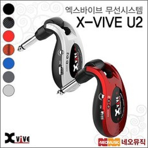 엑스바이브무선시스템 X-VIVE U2 /4채널/모든기타용, X-VIVE U2/BK_P6