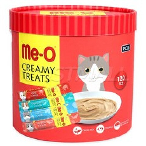 MEO 미오 크리미 애묘간식 15g x 120개 고양이간식 코스트코, 1팩