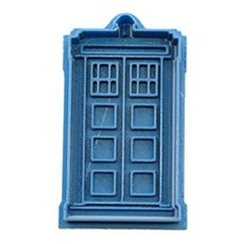 Cutiuter Doctor Who Tardis Galletas 커터 파란색 8x7x1.5 cm, 단일옵션