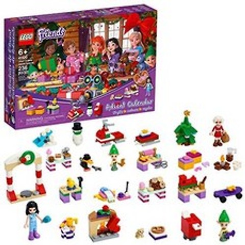 LEGO Friends Advent Calendar 41420 장난감이있는 어린이 Advent Calendar; 장난감 강림절 달력과 조립, One Color_One Size, One Color_One Size, 상세 설명 참조0