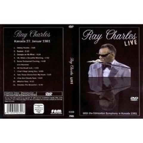 Ray Charles-Live With The Edmonton Symphony 1981 [DVD], 단일옵션
