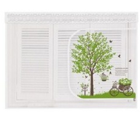 다샵 창문형 지퍼식 프리미엄 모기장 초록향기, 혼합 색상