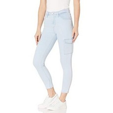 Levi s Women s 721 Skinny Utility Ankle Jeans Paid Time Off-Light Indigo 28 (US 6), 단일옵션
