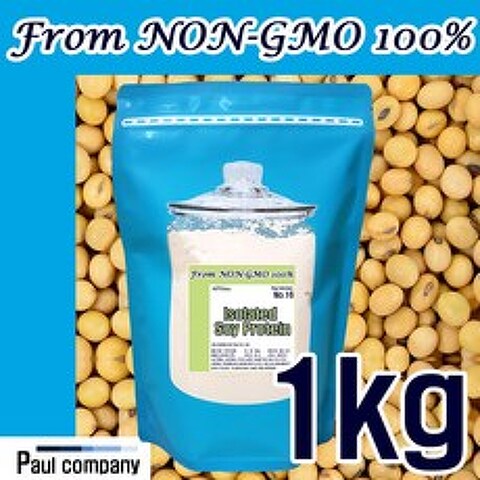 [폴컴퍼니] 식물성단백질 ISP / 분리대두단백 NON-GMO, 1kg, 1개