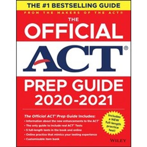 The Official ACT Prep Guide 2020 - 2021 (Book + Bonus Online Content), Wiley