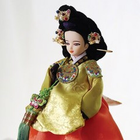 단장 단장인형 여인천하 문정왕후 한복인형 전통인형 한국인형 연지인형