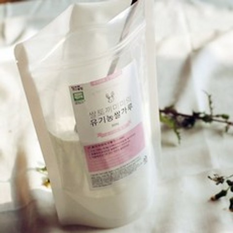 전북 고창 유기농 쌀로 만든 쌀가루, 06.찹쌀가루 초기 200g