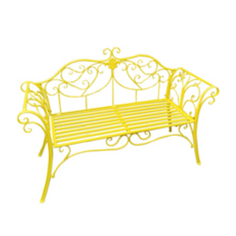 야외용 벤치형 의자 정원 카페 철제 소파 유럽풍, 그린브론즈_더블