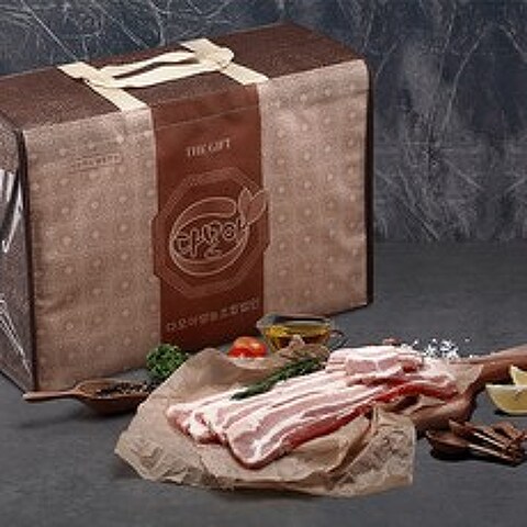 [Premium Pork] 듀록 흑돼지 삼겹살 세트/500gx2팩, 단품