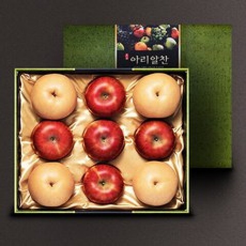 아리알찬 추석과일 사과 배 3.5kg 혼합청과 명절선물세트 과일셋트, 1박스