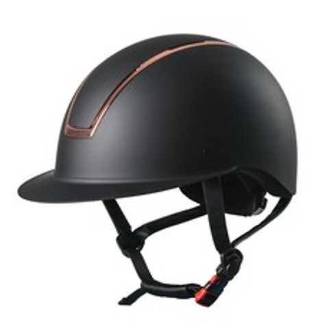 RIF 승마 헬멧 여성용 EU 안전 인증 보호 장구 헬멧, 블랙 실버 프레임 (58-60cm)