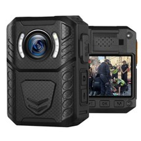 BOBLOV X3A 경찰 바디캠 바디카메라 540분 연속녹화 HD1080P 모션감지 나이트비전 파일엄호화 회전식클립 캠코더, 바디캠 단품