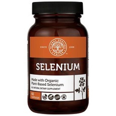 Global Healing Selenium Mustard Seed Extract 셀레늄 200mcg 60캡슐