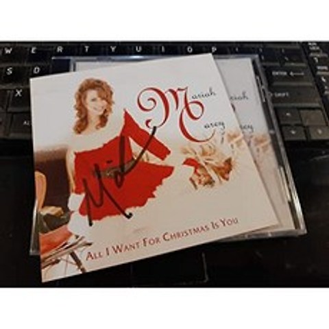 Mariah Carey SignedAll 크리스마스 CD 커버 (새 CD 포함), 본상품