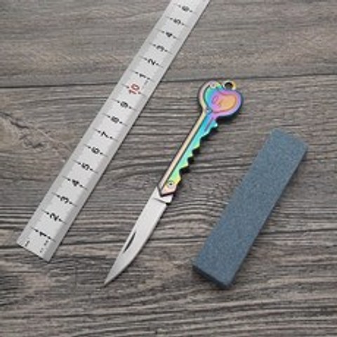 다이빙칼 실외 소형 칼휴대 열쇠 깎기멀티 기능 작은칼 써바이벌 접이식칼 호신용칼 과일칼, T07-하트형 타입화려한 컬러(악세사리+숫돌)