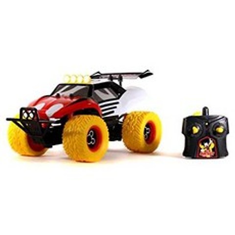 Jada Toys Disney Junior 1:14 Mickey Buggy RC 원격 제어 자동차 2.4GHz 어린이와 성인을위한 장난감, One Color_One Size, One Color_One Size, One Color