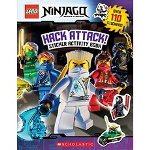 Hack Attack LEGO Ninjago Sticker Activity Book, 978-0545685818