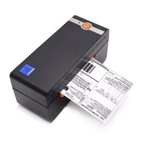 레이블 열 프린터 블루투스 4 인치 destop 바코드 스티커 waybill 무선 익스프레스 배송 인쇄 빠른 기계|Printers|, 1개, usb bluetooth, EU 플러그