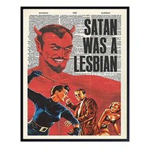 NMT Lesbian LGBT Gay Dictionary Wall Art - 8x10 Photo Poster - Funny Gifts or Qu - P0813084JD3L9T9, 기본