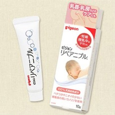 [이라운드몰]일본 피죤 더블하트 모유수유 안심 안전 니플 크림 10g / 리놀린 99.9% / 유두 보호 크림 / 유두 상처, 옵션선택
