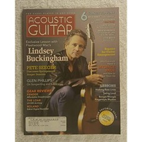 Fleetwood Mac의 Lindsey Buckingham - 어쿠스틱 기타 매거진 - 2007 년 2 월 - Pete Seeger Glen Phillips on Songriting Success 기타 비상 사태의 수리, 본상품